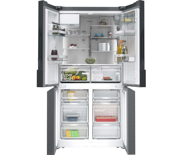 Siemens KF96DAXEA Multidoor 183cm Czarna Stal Szczotkowana 574L - 1516374 - zdjęcie 12